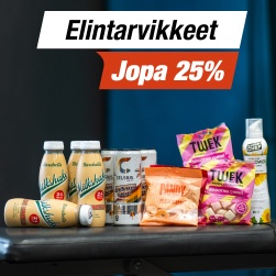 Elintarvikkeet jops 25 %
